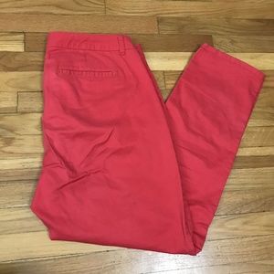 BANDOLINO Red Mid Rise Bootcut Pants